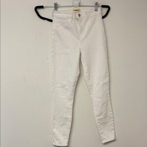 L'AGENCE Women's Crisp White Skinny Jeans